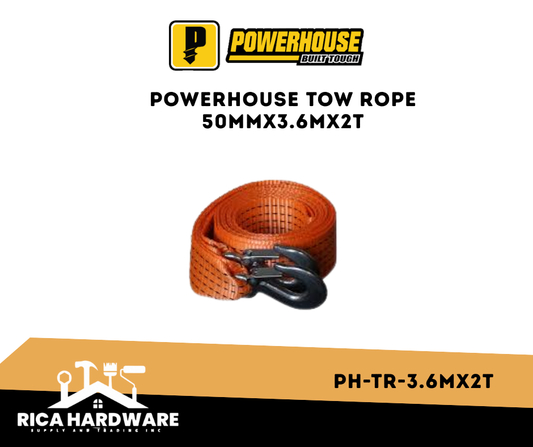 POWERHOUSE TOW ROPE 50MMX3.6MX2T