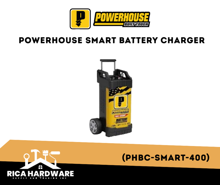 POWERHOUSE SMART BATTERY CHARGER (PHBC-SMART-400) – Rica Hardware ...