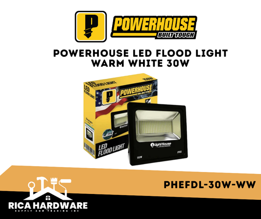 POWERHOUSE PHEFDL-30W-WW LED FLOOD LIGHT WARM WHITE 30W