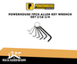 POWERHOUSE 7PCS ALLEN KEY WRENCH SET 1/16-1/4