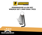 POWERHOUSE ALLEN KEY WRENCH SET 1.5MM-6MM/ 7PCS