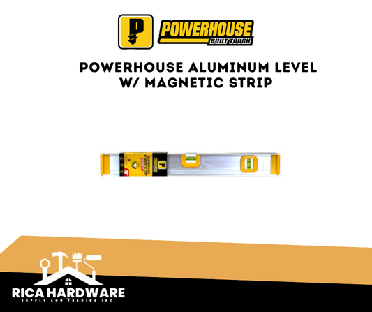 POWERHOUSE ALUMINUM LEVEL W/ MAGNETIC STRIP