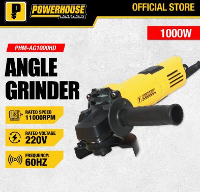 POWERHOUSE PHM-AG1000HD ANGLE GRINDER