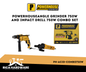 POWERHOUSEANGLE GRINDER 750W AND IMPACT DRILL 750W COMBO SET