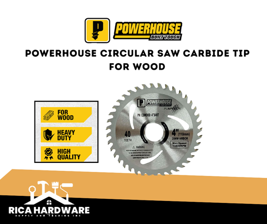 POWERHOUSE CIRCULAR SAW BLADE FOR WOOD CSWOOD