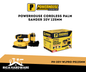 POWERHOUSE CORDLESS PALM SANDER 20V 125MM