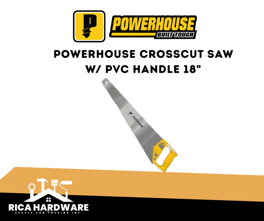 POWERHOUSE CROSSCUT SAW W/ PVC HANDLE 450mm/18"