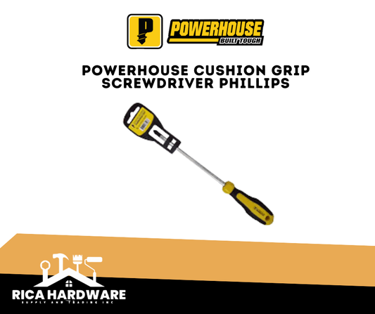 POWERHOUSE CUSHION GRIP SCREWDRIVER PHILLIPS