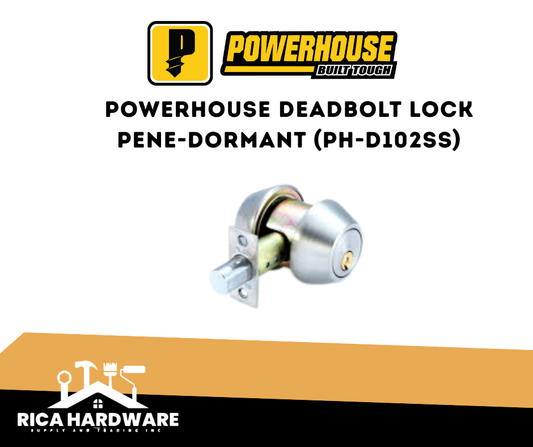 POWERHOUSE DEADBOLT LOCK PENE-DORMANT (PH-D102SS)