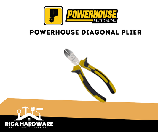 POWERHOUSE DYNA GRIP DIAGONAL PLIER NICKEL