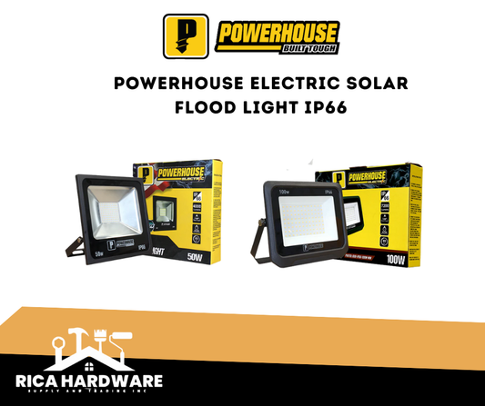POWERHOUSE ELECTRIC SOLAR FLOOD LIGHT IP66
