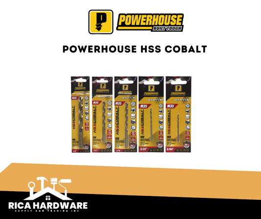 POWERHOUSE RAPTOR HSS COBALT DRILL BIT (BLISTER PACK)