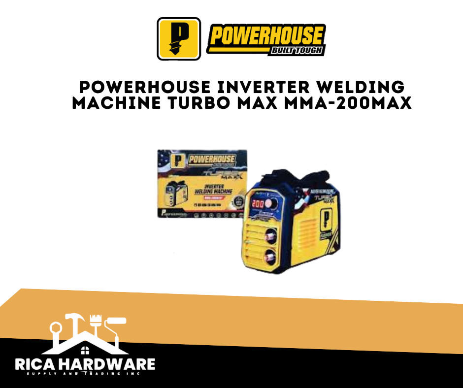 POWERHOUSE INVERTER WELDING MACHINE TURBO MAX MMA-200MAX