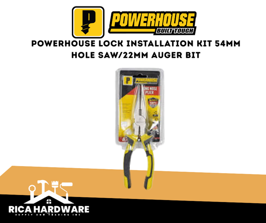 POWERHOUSE LONG NOSE PLIER 8" PH-DGLNP-8"
