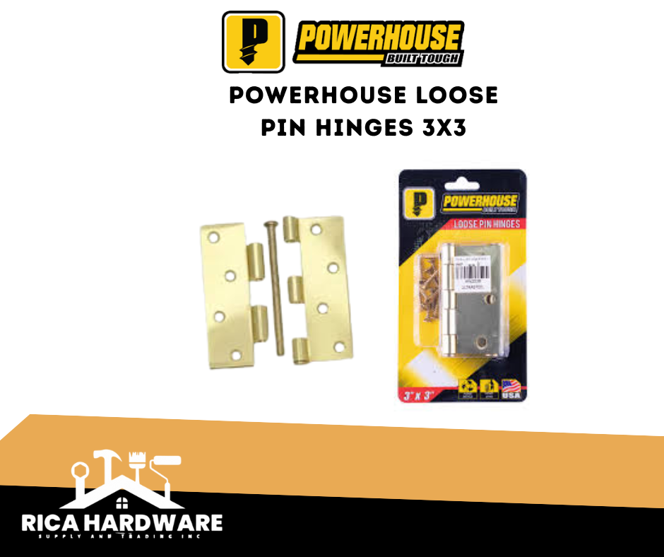 POWERHOUSE LOOSE PIN HINGES 3X3