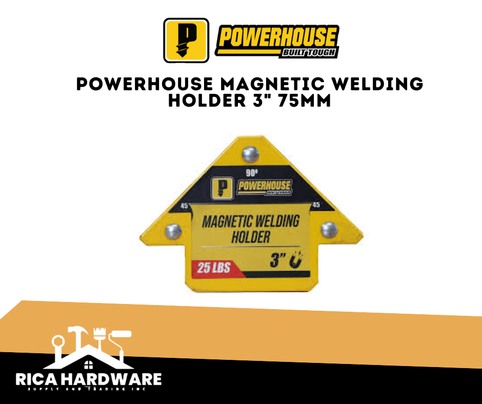POWERHOUSE MAGNETIC WELDING HOLDER 3" 75MM