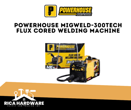 POWERHOUSE MIGWELD-300TECH FLUX CORED WELDING MACHINE