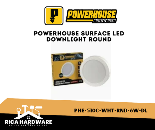 POWERHOUSE PHE-510C-WHT-RND-6W-DL SURFACE LED DOWNLIGHT ROUND