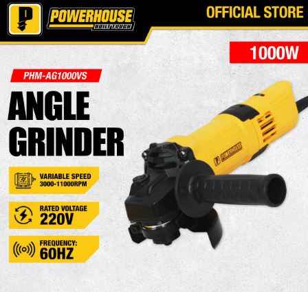 POWERHOUSE PHM-AG1000VS ANGLE GRINDER