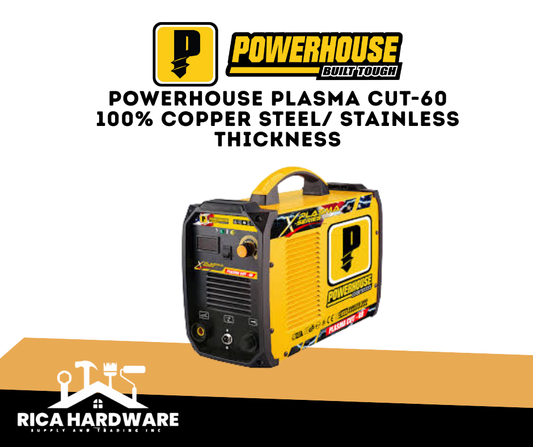 POWERHOUSE PLASMA CUT-60 100% COPPER STEEL/ STAINLESS THICKNESS