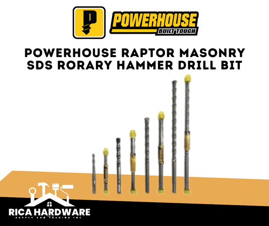 POWERHOUSE RAPTOR MASONRY SDS ROTARY HAMMER DRILL BIT