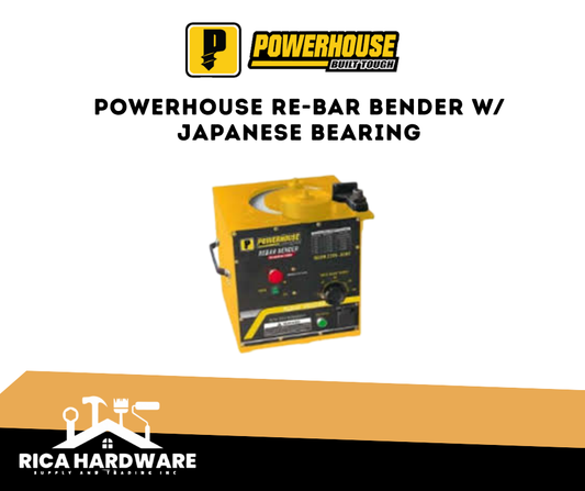 POWERHOUSE RE-BAR BENDER W/ JAPANESE BEARING