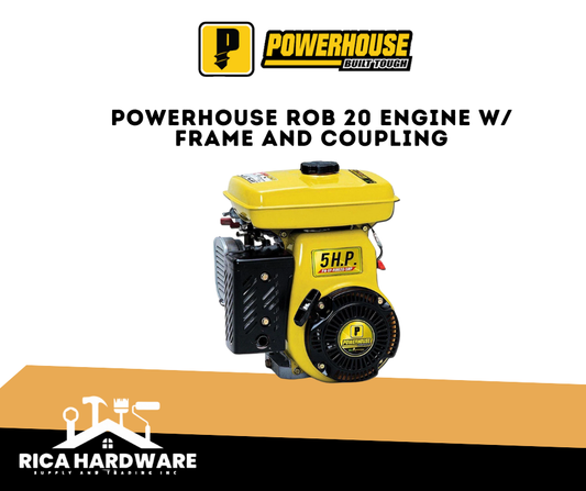 POWERHOUSE ROB 20 ENGINE W/ FRAME AND COUPLING