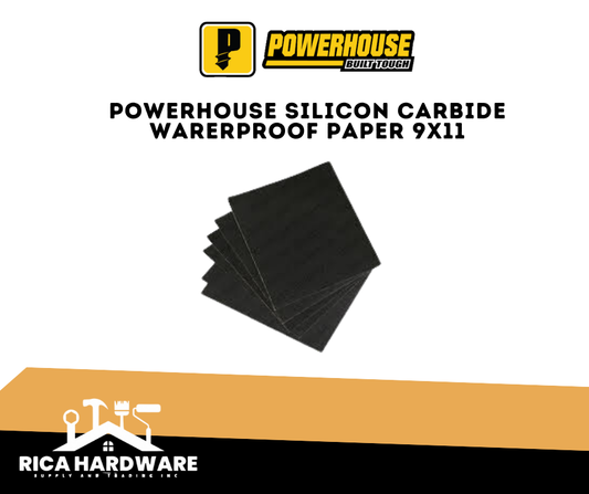 POWERHOUSE SILICON CARBIDE WARERPROOF PAPER 9x11