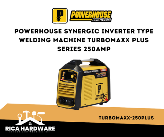 POWERHOUSE SYNERGIC INVERTER TYPE WELDING MACHINE TURBOMAXX PLUS SERIES 250AMP