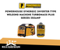 POWERHOUSE SYNERGIC INVERTER TYPE WELDING MACHINE TURBOMAXX PLUS SERIES 350AMP
