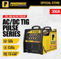 POWERHOUSE TIG-300 PULSE AC/DC PULSE TIG INVERTER WELDING MACHINE