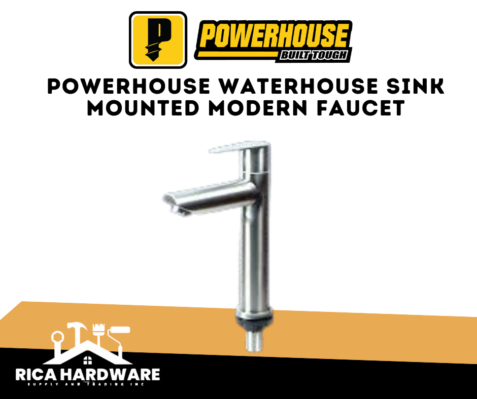 POWERHOUSE WATERHOUSE SINK MOUNTED MODERN FAUCET