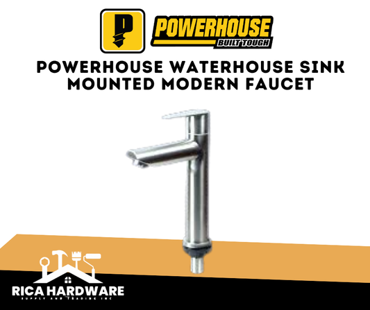 POWERHOUSE WATERHOUSE SINK MOUNTED MODERN FAUCET
