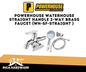 POWERHOUSE WATERHOUSE STRAIGHT HANDLE 2-WAY BRASS FAUCET (WH-SF-STRAIGHT )