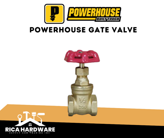 POWERHOUSE WH-BGGV-12 GATE VALVE (1/2, 1, 3/4)
