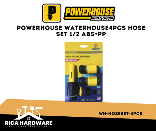 POWERHOUSE WH-HOSESET-4PCS WATERHOUSE4PCS HOSE SET 1/2 ABS+PP