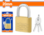 WADFOW BRASS PADLOCK 20MM WPD1420