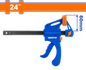 WADFOW QUICK BAR CLAMP 60x600mm 24" (WCP4324)