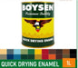 BOYSEN QUICK DRYING ENAMEL INTERNATIONAL RED B-671 (1L)