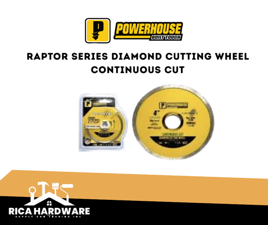 POWERHOUSE RAPTOR SERIES DIAMOND CUTTING WHEEL CONTINUOUS CUT