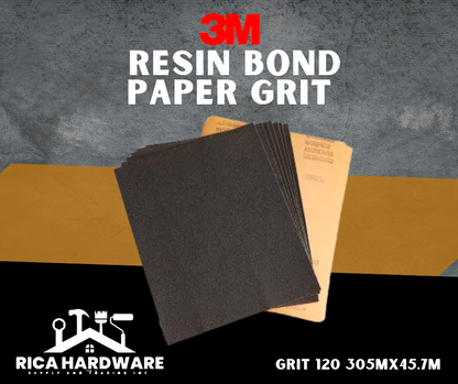 3M RESIN BOND PAPER GRIT 120 305MX45.7M