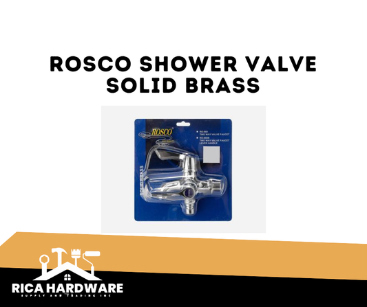 ROSCO SHOWER VALVE 1/2 SOLID BRASS