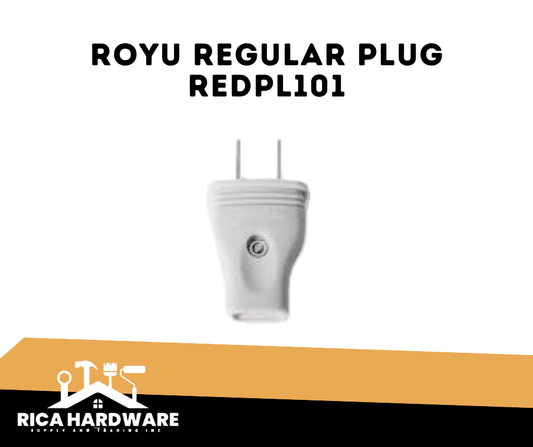 ROYU ELECTRICAL REGULAR PLUG REDPL101
