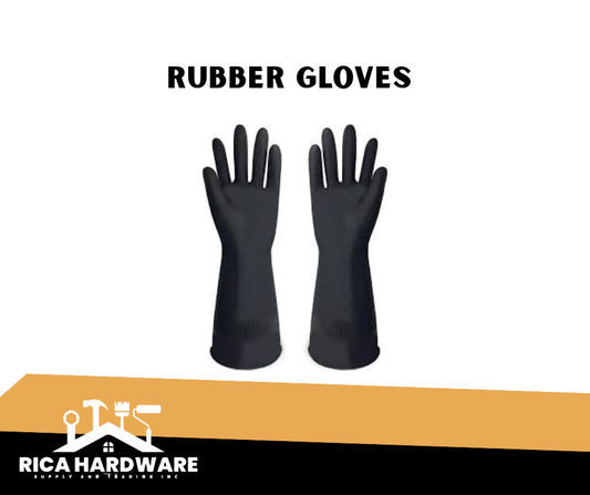 RUBBER GLOVES ORANGE