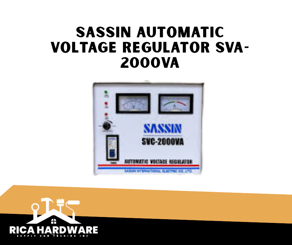 SASSIN AUTOMATIC VOLTAGE REGULATOR SVC-2000VA