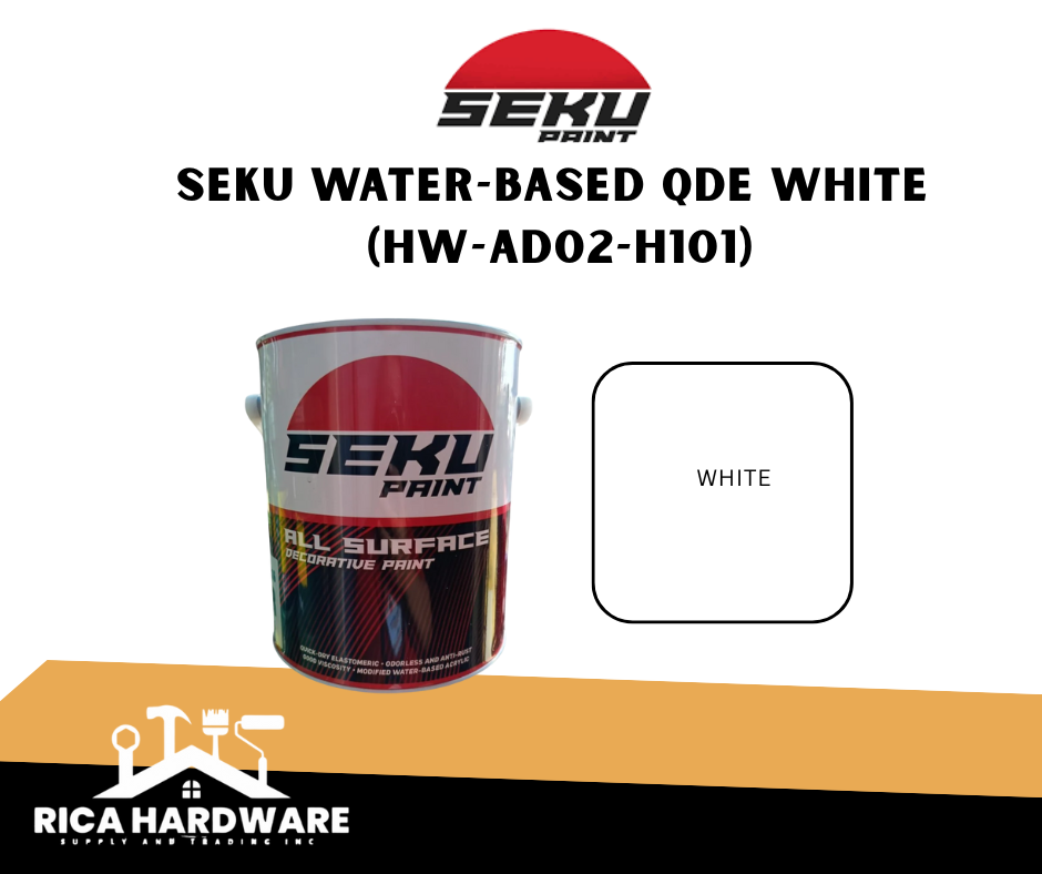 SEKU PAINT WATER-BASED QDE WHITE (HW-AD02-H101)
