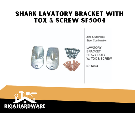 SHARK LAVATORY BRACKET WITH TOX & SCREW SF5004