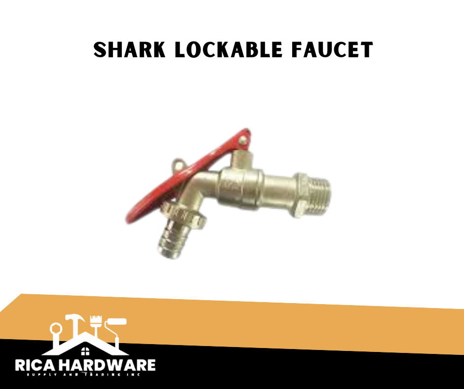 SHARK LOCKABLE BIBBCOCK FAUCET HOSE BIBB 1/2" SF2631