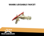 SHARK LOCKABLE BIBBCOCK FAUCET HOSE BIBB 1/2" SF2631