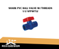 SHARK PVC BALL VALVE W/THREADS 1/2 SFPWT12